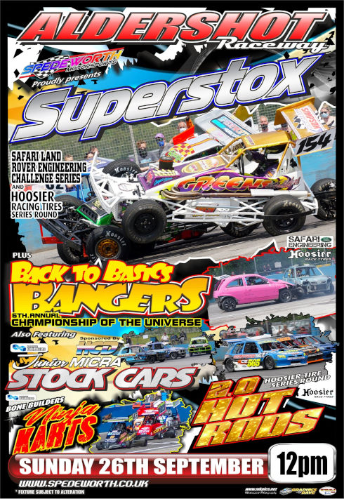 Aldershot 26th September 2021 Bangers Champion of the Universe